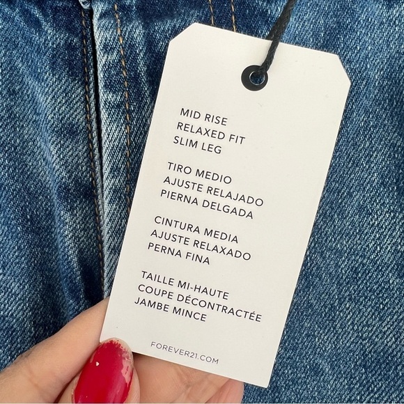 F21 Boyfriend jeans Size 31 NEW WITH TAGS - Picture 5 of 13